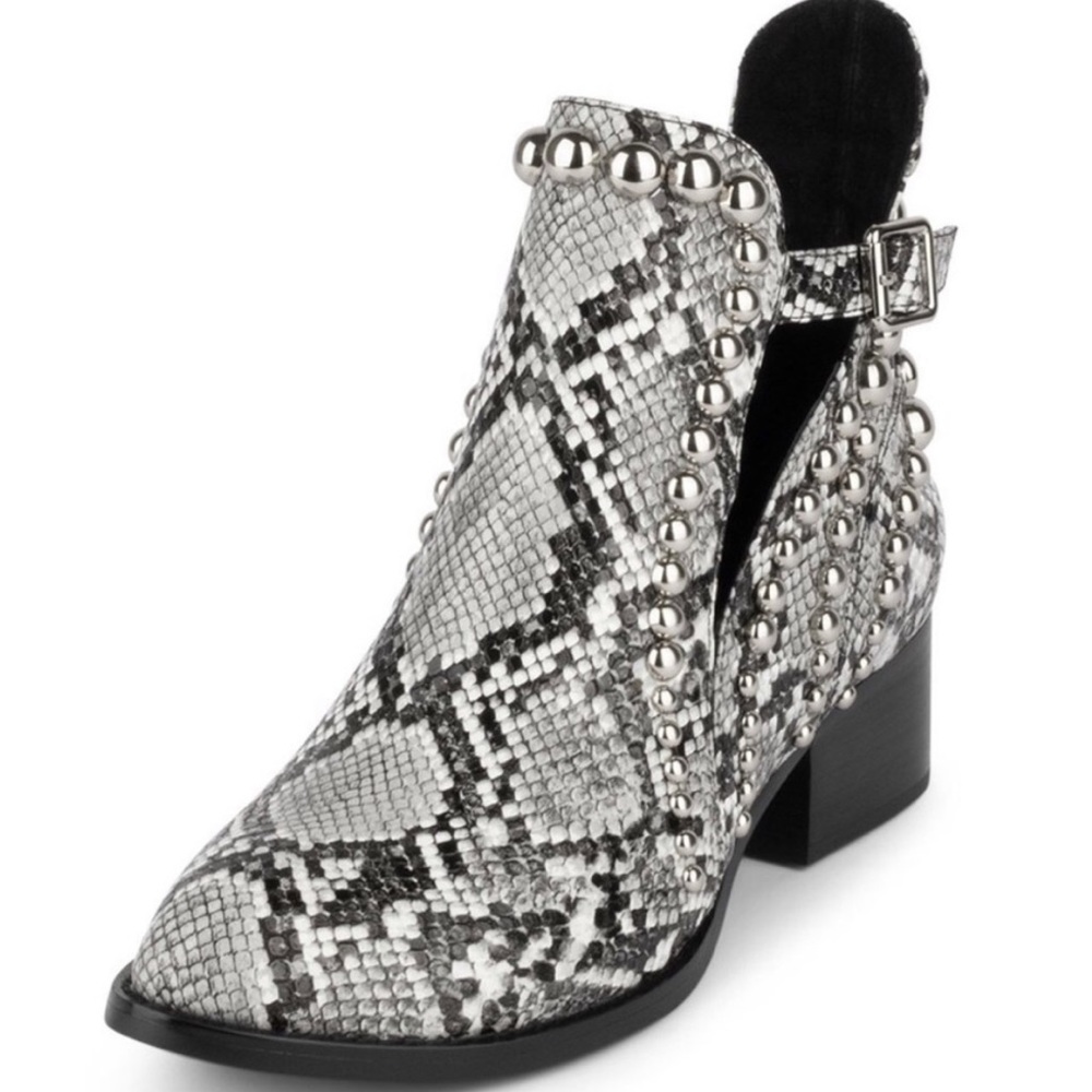 Jeffrey Campbell 7.5 Snakeskin Booties
